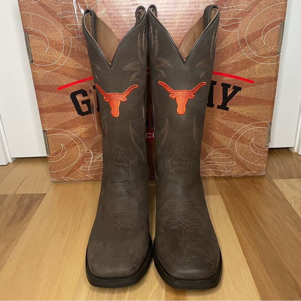 NWT Texas Longhorns Gameday Men’s Western Boots Size 10 D